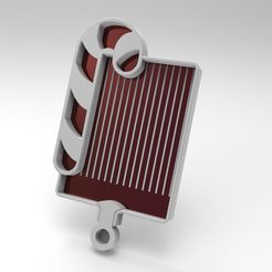 Kürbis.cults3d.122.jpg STL file DIAMOND PAINTING TRAY SANTA CHRISTMAS SUGAR CANE・3D printer design to download