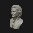 09.jpg Hillary Clinton 3D printable model