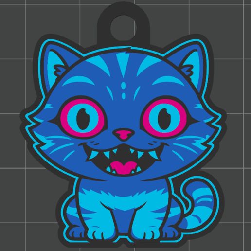 🗝️ DERPYMulticolor Flat Keychain – K-POP Warriors・Archivo 3MF para ...
