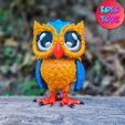 2.jpg CUTE FELXY OWL BIRD FEMALE AND MALE (TWO VERSION)