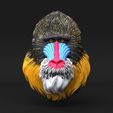 Mandrill01.jpg Mandrill for MMU2S and Pallete2S - Multi Material Upgrades with 5 materials - Solid single file included for painters as well