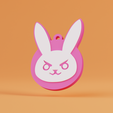 Cute-Bunny-Keychain.png Cute Bunny Keychain - Toytaku Prints