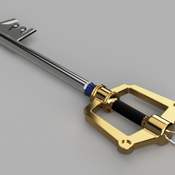 Keyblade_Classic_top-2.png Fichier STL gratuit Keyblade, Kingdom Key・Plan pour impression 3D à télécharger