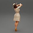 Girl-0001.jpg Elegant Woman Modern Style Fashion Posing in Hat 3D print model