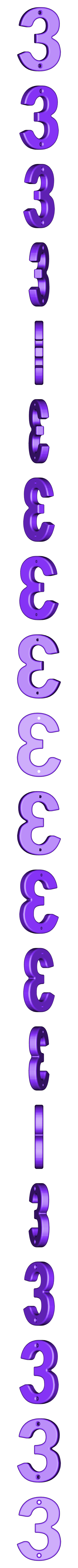 3.stl House Numbers