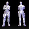Jake.png Файл STL Джейк Мюллер RESIDENT EVIL MINIATURE・Дизайн 3D принтера для загрузки