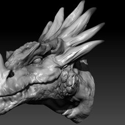 smok_display_large.jpg Free STL file Dragon Head・3D printable model to download