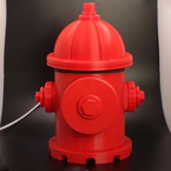 f_IMG_7694.jpg Cool Red Fire Hydrant Google Home Mini Holder Classy Firefighter Gift Nest Mini Stand Police Fireman City Worker 1st 2nd Generation Case