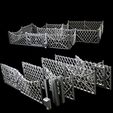 Chain-Link-Fences-6.jpg Industrial Chain Link Fences And Watch Towers For Sci Fi/Industrial Tabletop Terrain And Dioramas