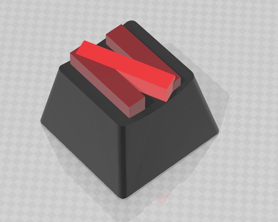 STL file KEYCAP NETFLIX - SHORTCUT KEY NETFLIX・Model to download and 3D