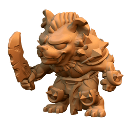 untitled.596.png Бесплатный STL файл Gnoll・Дизайн 3D принтера для загрузки