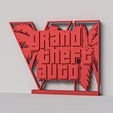 4-5.jpg GTA 6 Grand Theft Auto VI logo Stand Decor