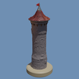 Turm-2.png Medieval miniature watch tower