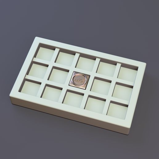 3x5.jpg Artisan Keycap Tray -DIGITAL FILES FOR 3D PRINTING - KEYCAP TRAY FOR ARTISAN KEYCAP