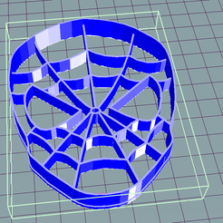 spiderman.png Free STL file Spiderman cookie cutter・Object to download and to 3D print
