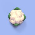 Cod236-Cauliflower-3.jpeg Fichier 3D Fleur de chou・Objet imprimable en 3D à télécharger