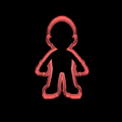 mario silhouette (2).png Mario bros Cookie cutter set