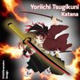 wallpaper.jpeg Fichier STL TUEUR DE DÉMONS TSUGIKUNI YORIICHI KATANA・Objet imprimable en 3D à télécharger