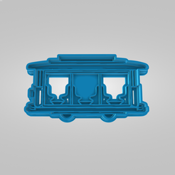 Cookie_Cutter_Daniel_Tigers_Neighborhood_Trolley.png Trolley Impressum Ausstechform aus Daniel Tigers Nachbarschaft