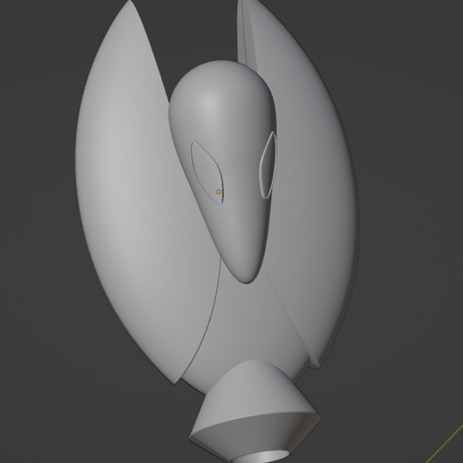 Lilith Clawthorne's White Raven Baton 3D model