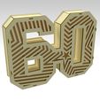 60_modelo-3d_Tapa-Estrella_render-01.jpeg 3D Number 60 Gift Box Design For Laser Cut & CNC Router