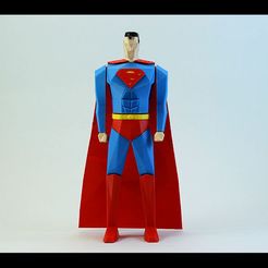 container_superman-low-poly-3d-printing-82501.jpg Archivo 3D Superman Low Poly・Modelo imprimible en 3D para descargar