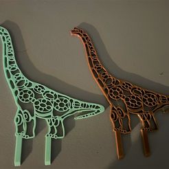 brachio.jpeg STL file Sauropod Dinosaur Trellis/Plant Decoration・3D printer model to download