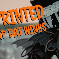 BatWingLaces-AmieDD.jpeg Archivo STL gratis Alas de murciélago・Diseño imprimible en 3D para descargar