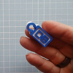 keytag_1.11.1.png Download free STL file Key tags, needing no key ring • 3D printing template, Lykle