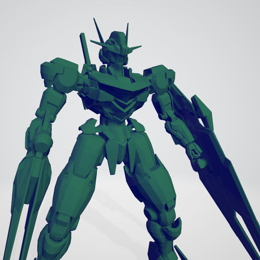 🤖 XVX-016 Gundam Aerial 1/400 (includes pre-supported)・ STL File
