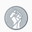 sdfgdhd.png Free STL file black lives matter / COOKIE CUTTER・3D printing idea to download