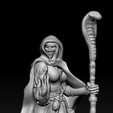 Calimbre-2.png Calimbre Wizard Sorcerer Warlock Female Snake Staff D&D one Piece Cloak Tabletop Fire