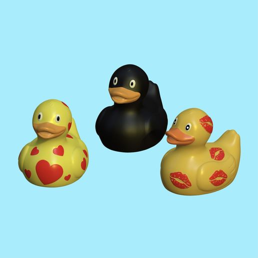 Bath ducks : 3 models - 3D model önizlemesi