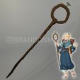 Shaded-1.jpg Marcille Staff for Cosplay - Delicious in Dungeon DUNGEON MESHI