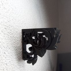 20211214_140406.jpg Download GCODE file Decorative wall mount candle Sconce • 3D printer model, ic3-fir3