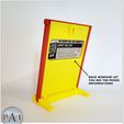 BACK WINDOW LET YOU SEE THE MODEL INFORMATIONS CARDED HOT WHEELS DISPLAY - WALL MOUNT & DESKTOP