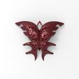 ButterflyNecklaceV2.5.jpg STL file Butterfly Pendant・3D print object to download