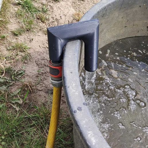 Gardena tub/ container/ swimming pool filler hook - 3D model önizlemesi