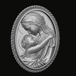 112.9.jpg María con el Niño Jesús Modelo de impresión 3D