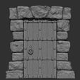 door11.jpg Dungeon door set - 3x closed doors + 3x stone arches