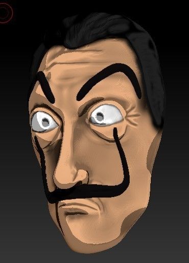 mask of dali 2.jpg Dali paper house mask