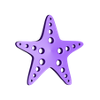 Estrella de mar agujeros 2.stl STL-Datei Starfish Charm! (I.e. kostenlos herunterladen • 3D-druckbares Objekt, ScrapPrinting