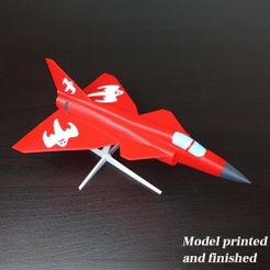 11.jpg Modèle statique simpliste de chasseur à réaction