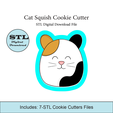 Etsy-Listing-Template-STL.png Cat Squish Cookie Cutter | STL File