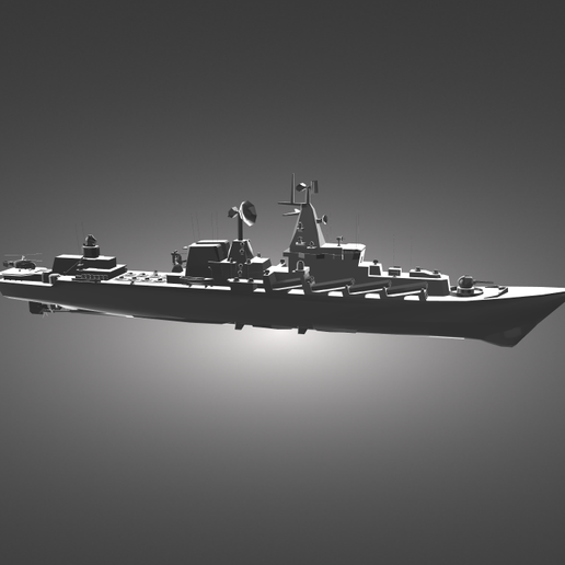 🚢 Russian warship Cruiser 
