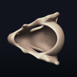 Cubone (8).png OBJ-Datei Pokemon Cubone Schädel kostenlos・3D-Drucker-Modell zum herunterladen