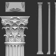 45-ZBrush-Document.jpg 90 classical columns decoration collection -90 pieces 3D Model