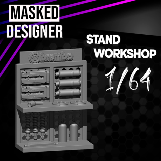 BOOTH WORKSHOP 164 3D model