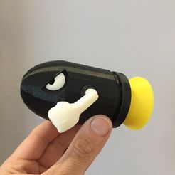0BE80713-07F7-4B6F-AC35-8D39DC80201E.jpeg Free 3D file Bullet Bill Boosted Remix・3D print design to download