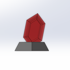 Rubis-socle-1.png Fichier STL Rubis avec socle・Objet imprimable en 3D à télécharger